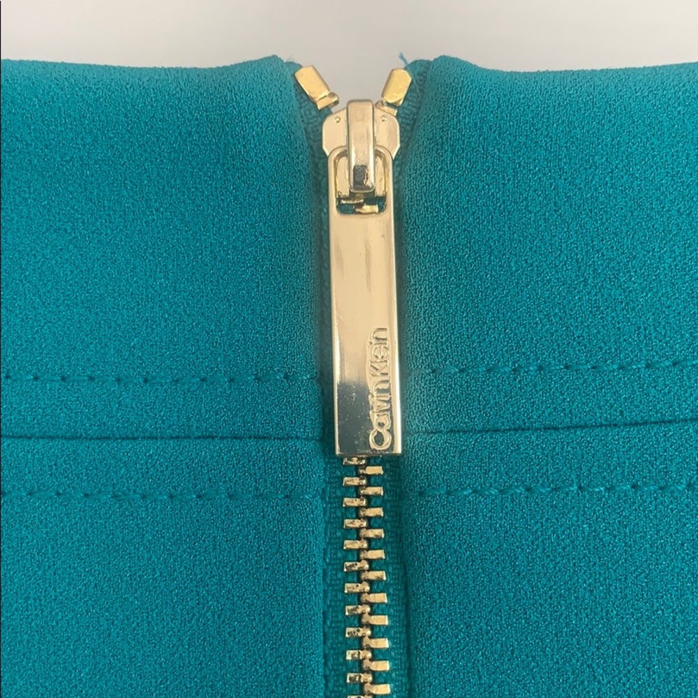 💚NWT Green Calvin Klein Dress - Picture 3 of 7